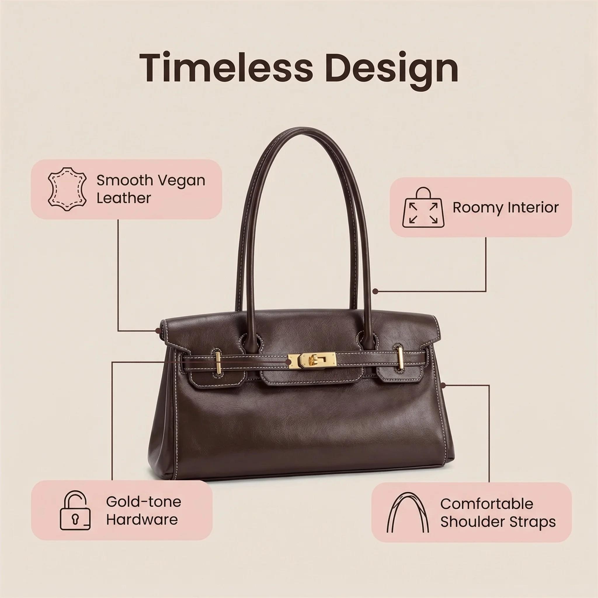 Sac sous le bras JW PEI Yara pour femme, sac à main tendance en cuir souple avec boucle de verrouill