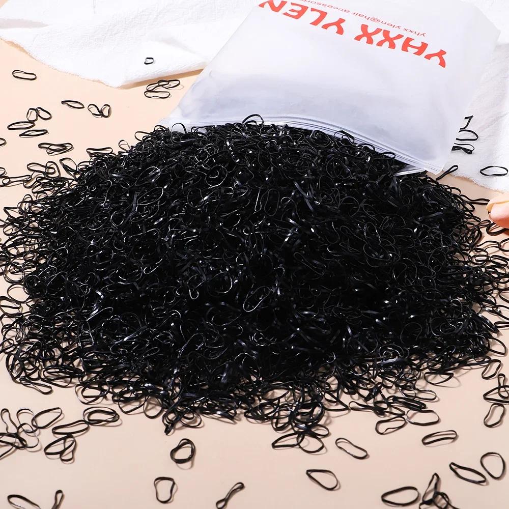 500/1000 bébé filles coloré jetable élastique cheveux cravates bandeau enfant en bas âge élastique p