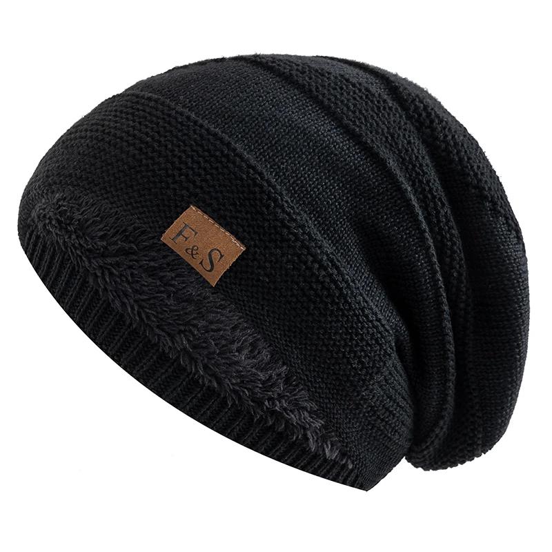 Bonnet décontracté doublé de fourrure pour hommes et femmes, chapeaux amples unisexes, ajouter, chau
