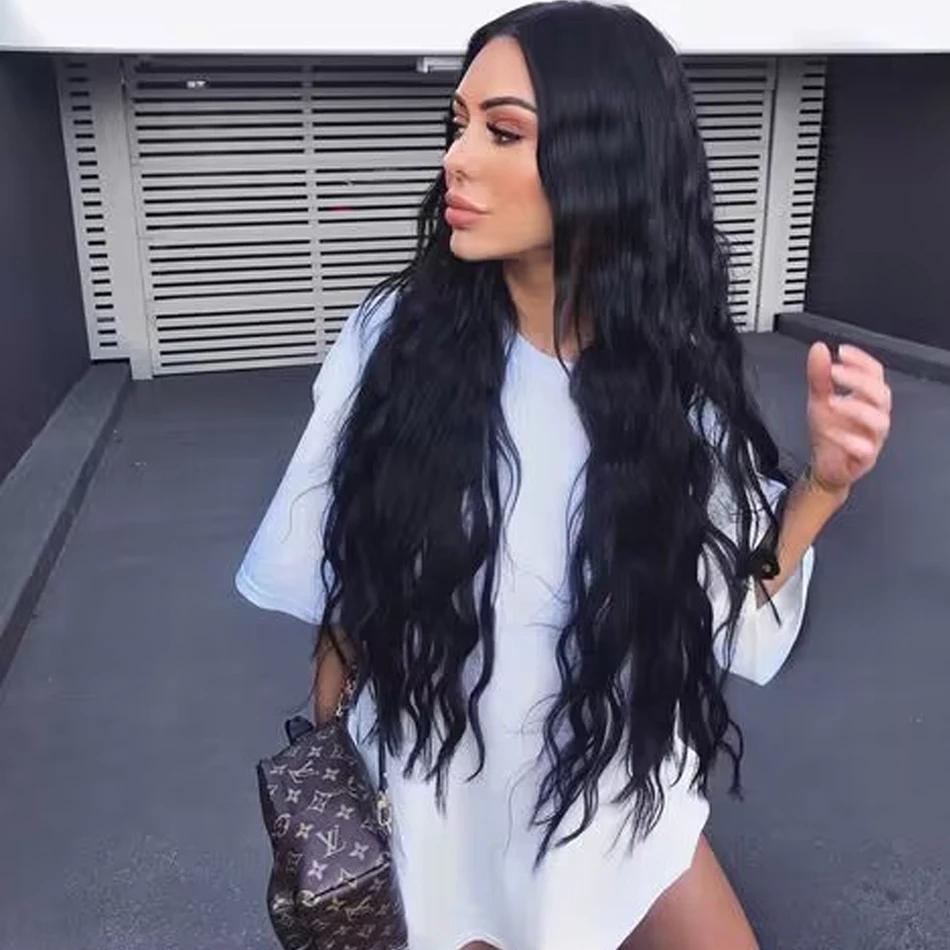 Extensions de Cheveux Péruviens Naturels Ondulés avec Fermeture, Mèches 100% Naturelles Remy, 4x4