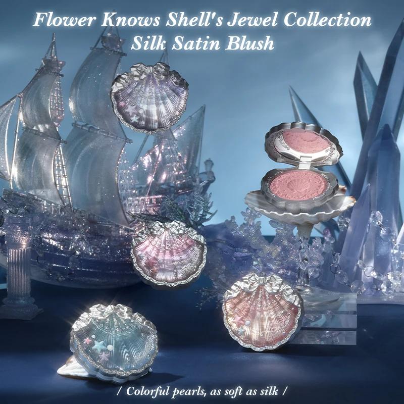 Flower Knows Shell's Jewel Collection Blush en satin de soie