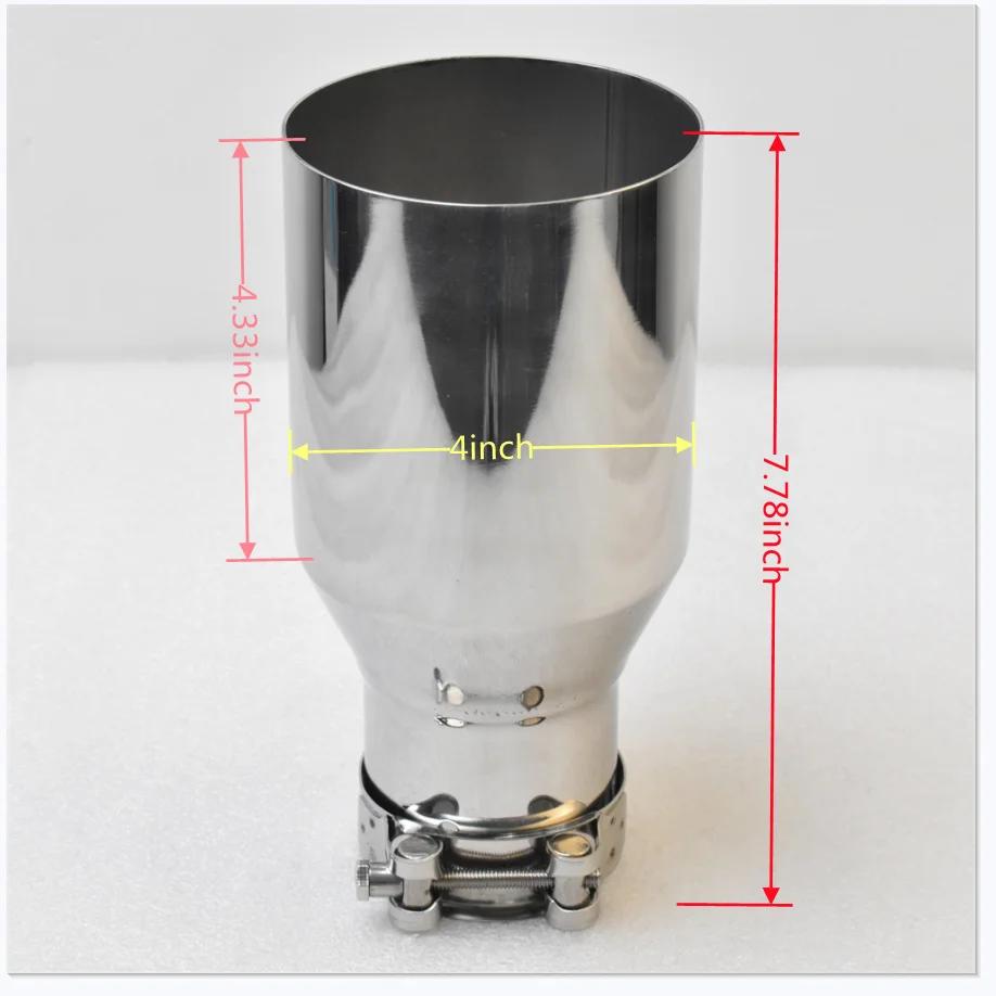 Silencieux d'Échappement Universel en Acier Inoxydable pour Rénovation de Véhicule, Modification de