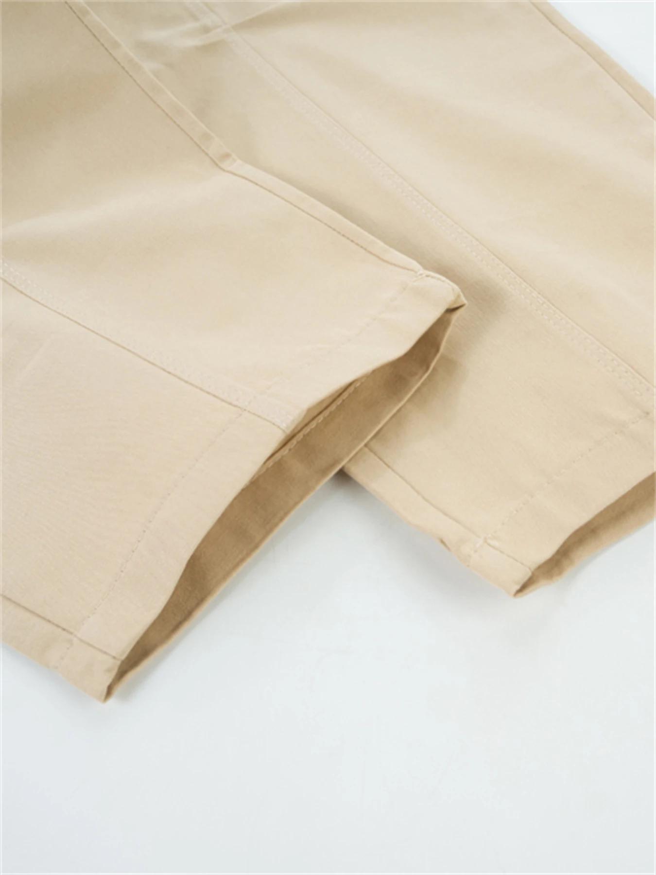 Pantalons à jambes larges en coton pour filles, pantalons décontractés de printemps, vêtements de sa