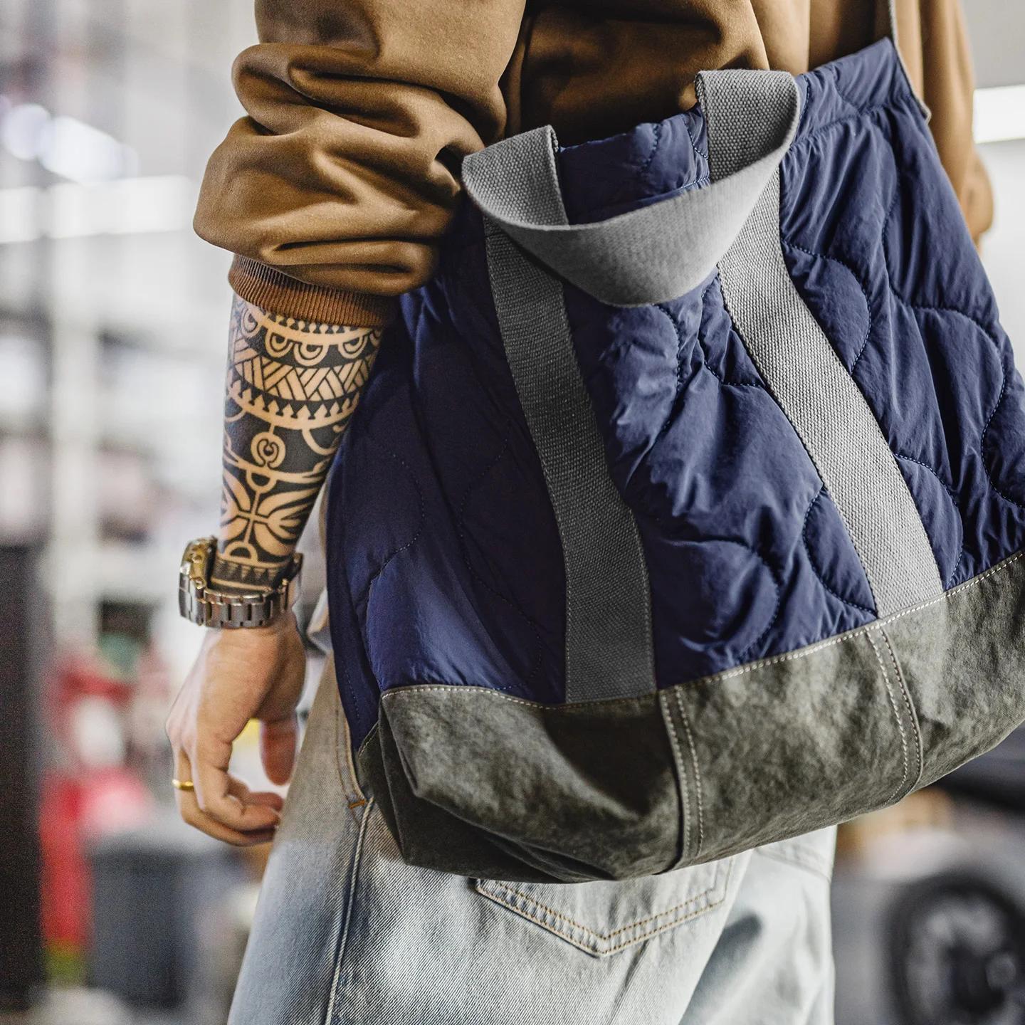 Maden – sac fourre-tout Vintage M65 pour hommes, sac à bandoulière de grande capacité de Style milit