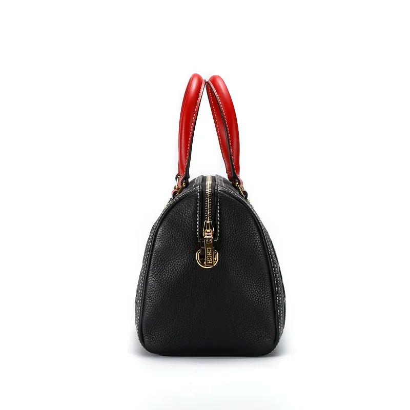 Sac à main rétro classique de grande capacité pour femmes, mode Simple, Design de couleur Pure, sac
