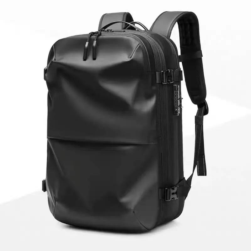 Sac à dos de voyage scellé sous vide, système de compression d'air extensible, serrure TSA étanche,