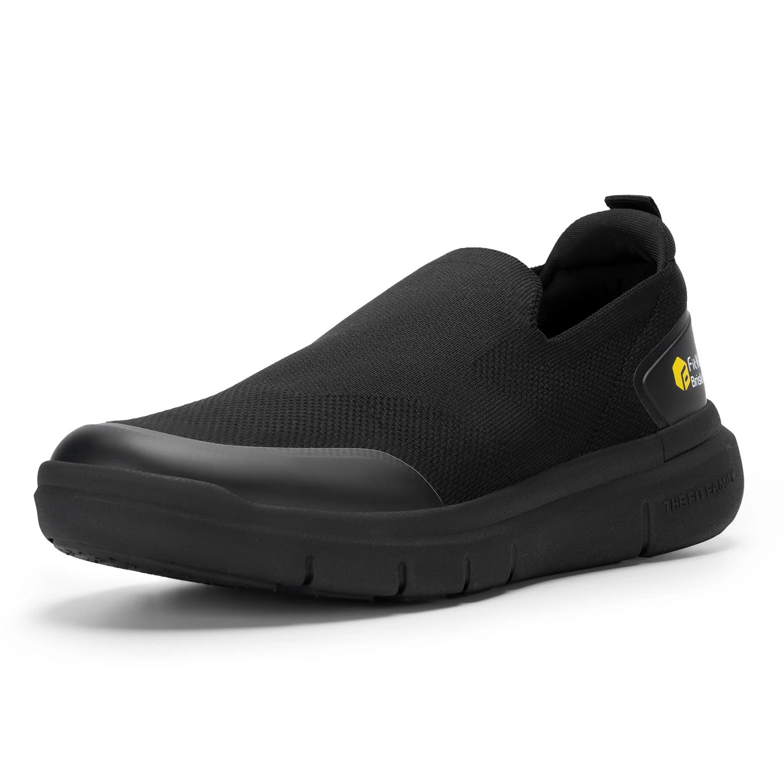 FitVille chaussures de marche pour hommes chaussures de fasciite plantaire Extra larges légères pour