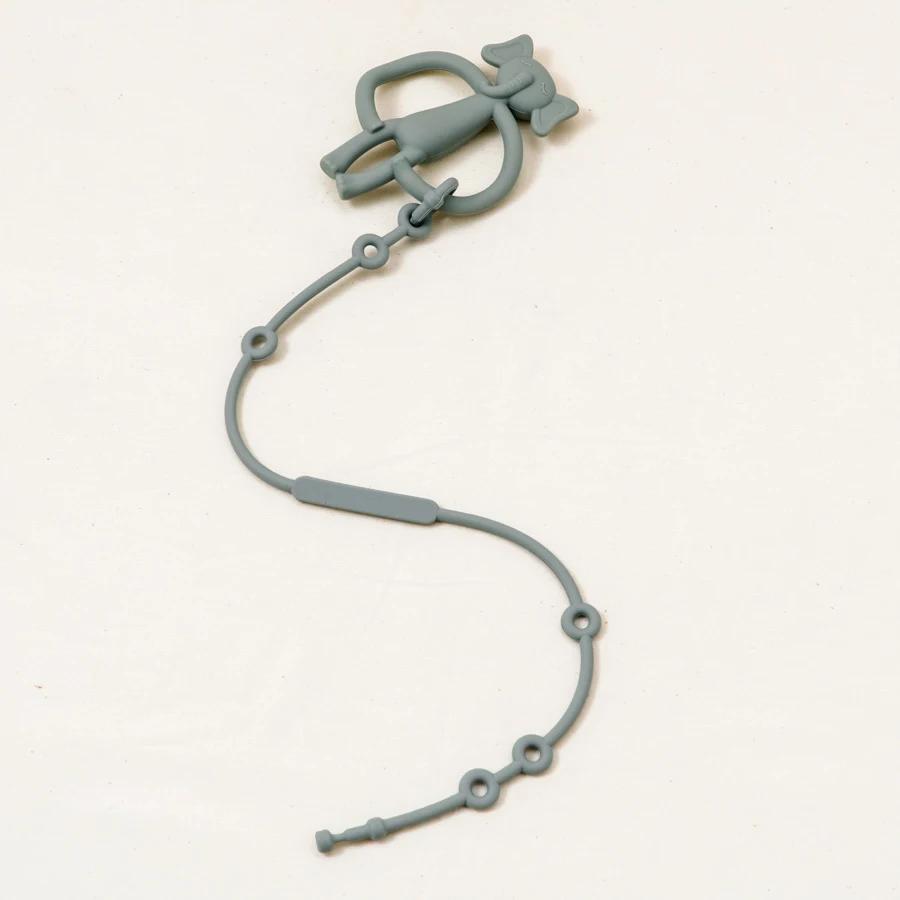Clips de sucette en Silicone souple pour bébé, chaîne de dentition, jouet pour bébé, porte-mamelon r