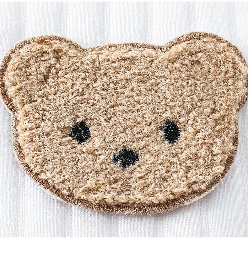 Somenie Combinaison tricotée pour bébé, 100% coton, manches longues, tenue une pièce pour garçons et