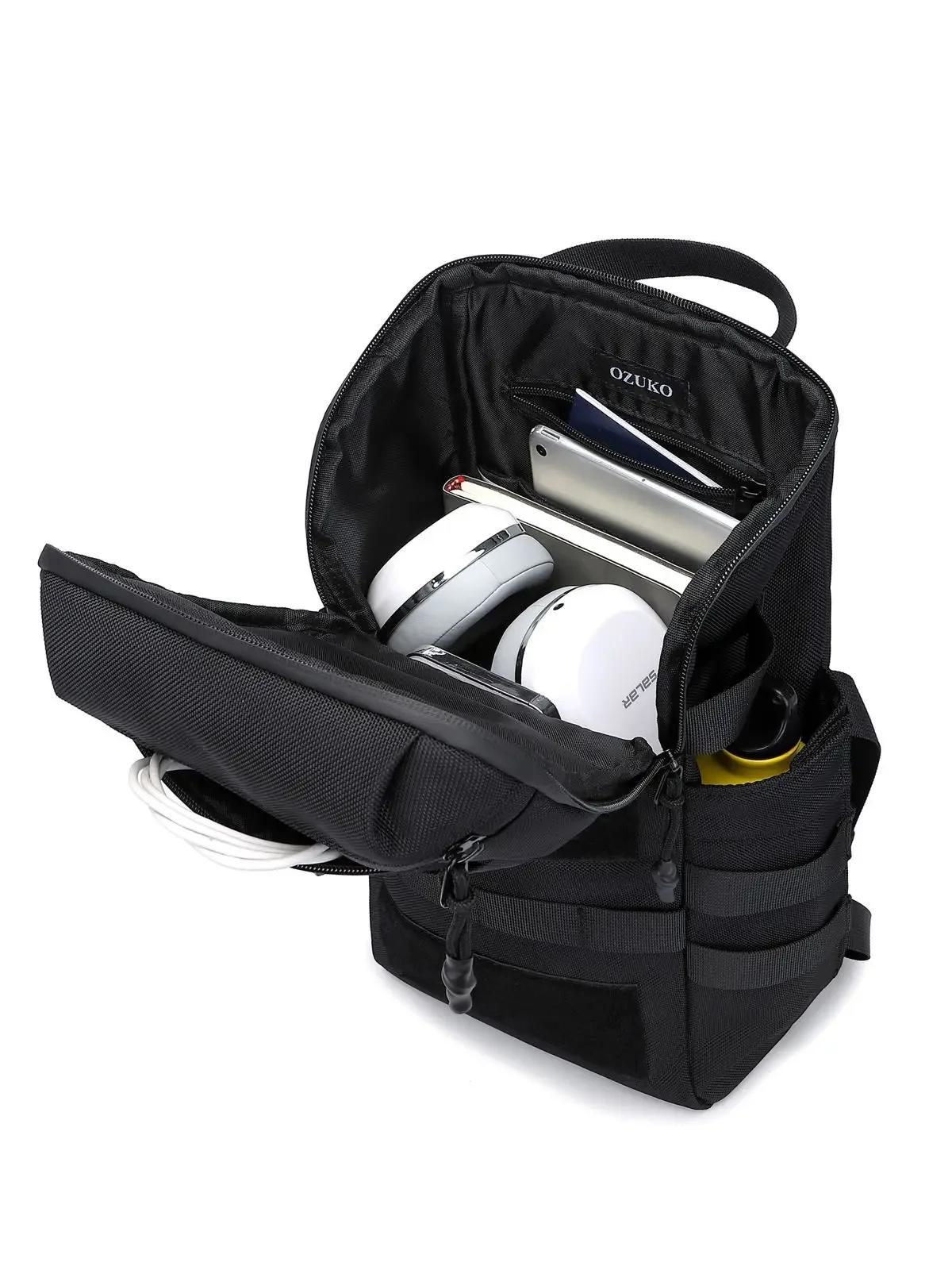 OZUKO-Sac à bandoulière pour vélo, camping, équitation, voyage, randonnée en plein air