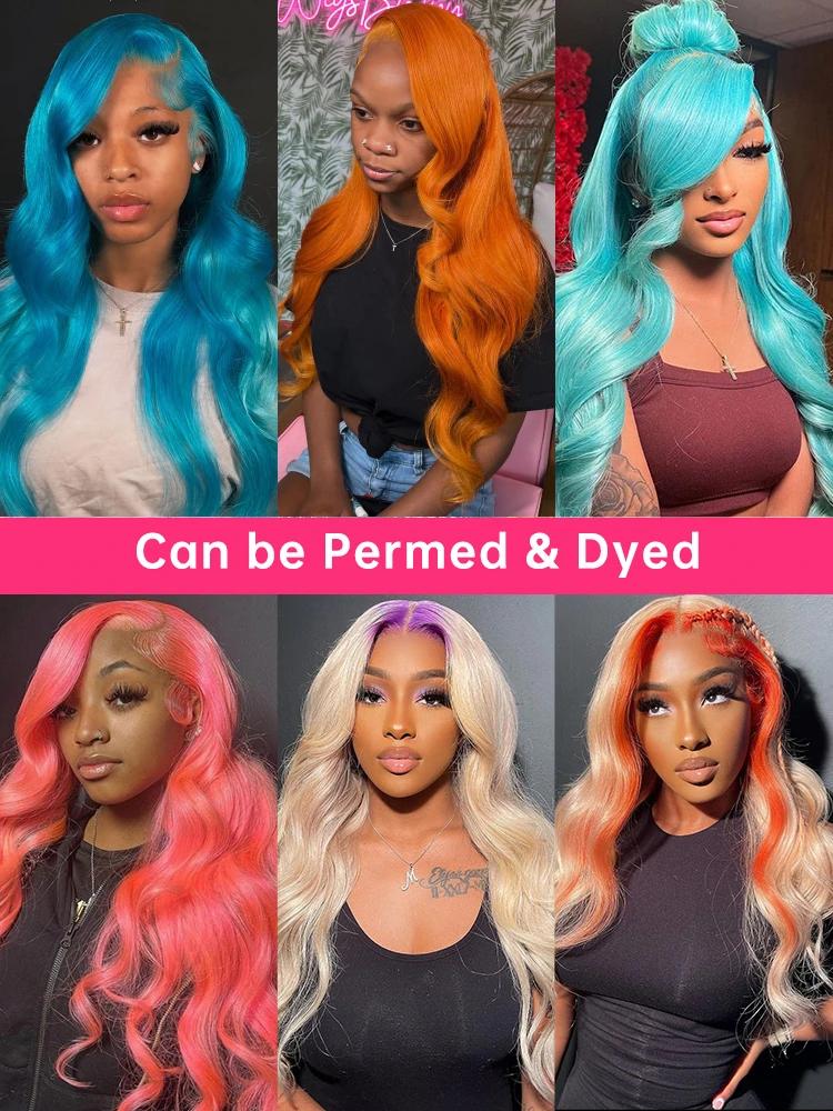 Perruque Lace Front Wig Body Wave naturelle 613, cheveux humains, blond miel 360, 13x4, 13x6, pre-pl