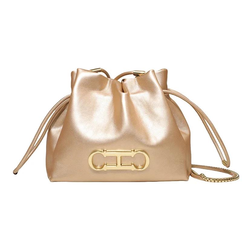 CH – sac de banlieue à la mode pour femmes, sac à main Design de couleur unie de haute qualité, peti