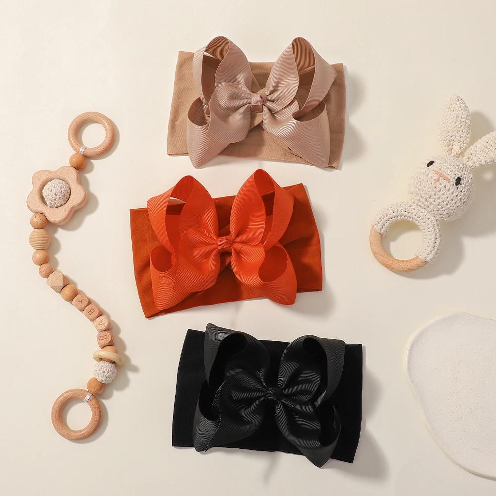 6/20 pièces bandeaux de bébé doux avec 4.5 pouces arcs de cheveux bandeaux pour bébé fille bandeau n