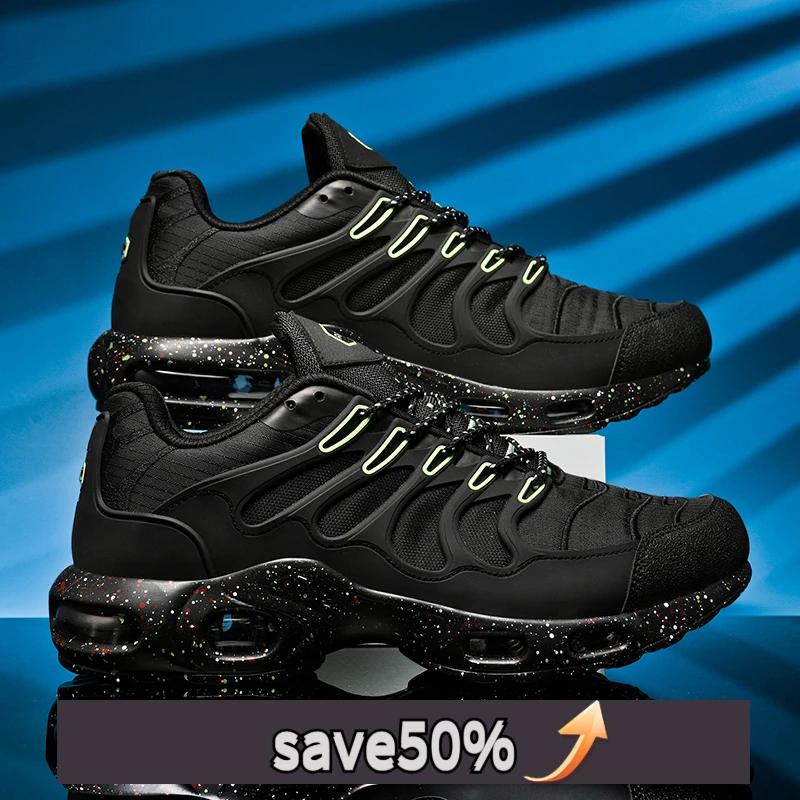 Chaussures de course à coussin d'air pour hommes, sports marathon, respirantes et légères, chaussure