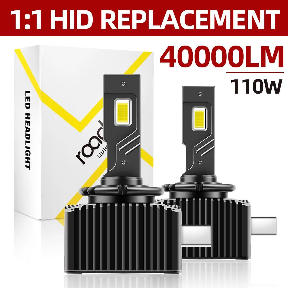Radsun D1S phare LED 110W D2S D4S D5S D3S LED Canbus ampoule automatique 1:1 xénon voiture lumière D