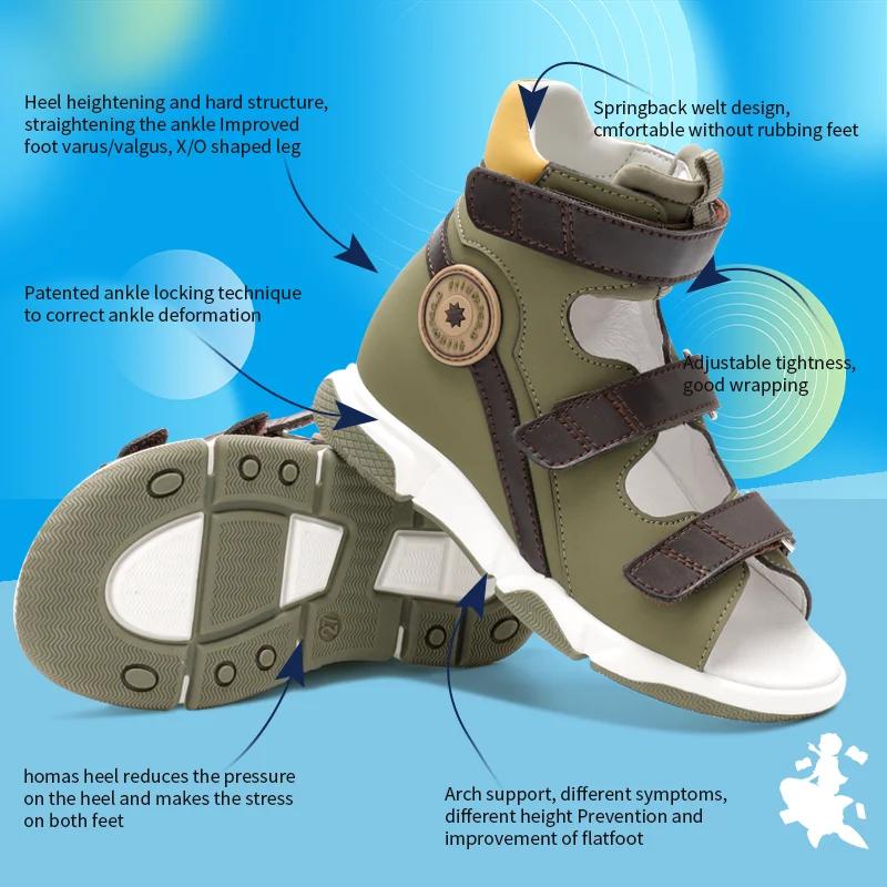 Princepard nouveautés chaussures correctrices pédiatriques respirantes pour les tout-petits sandales