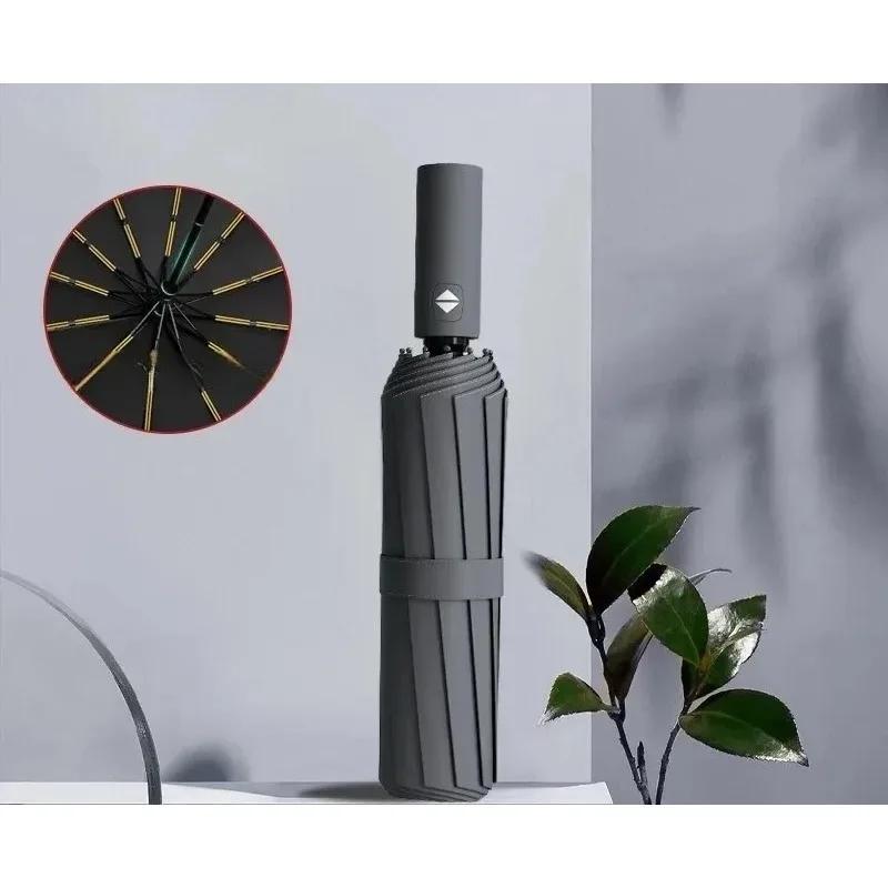 Parapluie de protection solaire et d'ombrage le plus vendu, à double nervures, pliable, pour la plui