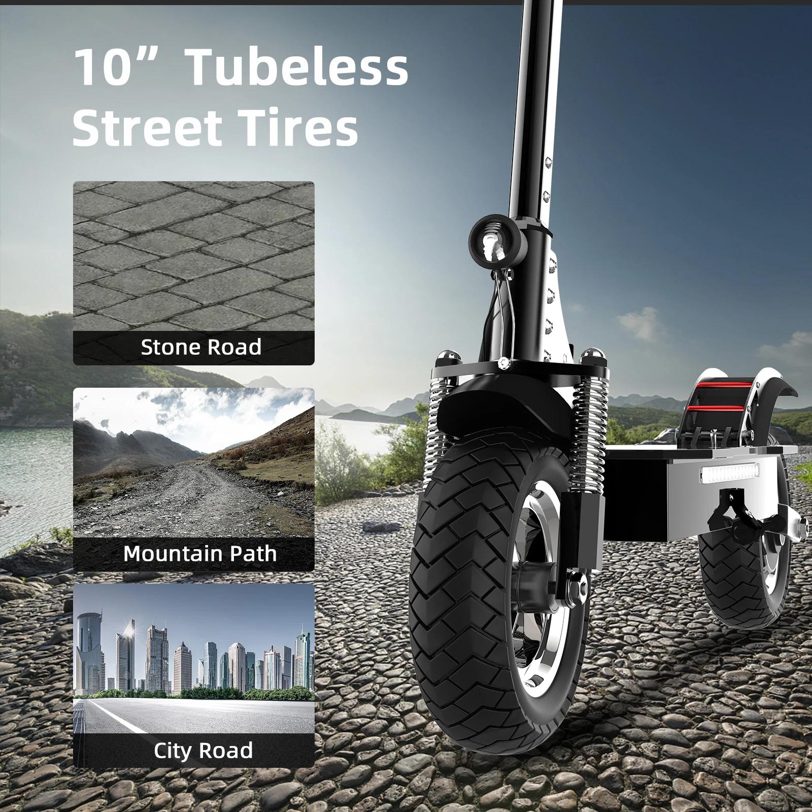 Trottinette Électrique Pliable à 2 Roues pour Adulte, Batterie Rechargeable de 20Ah, Longue Autonomi