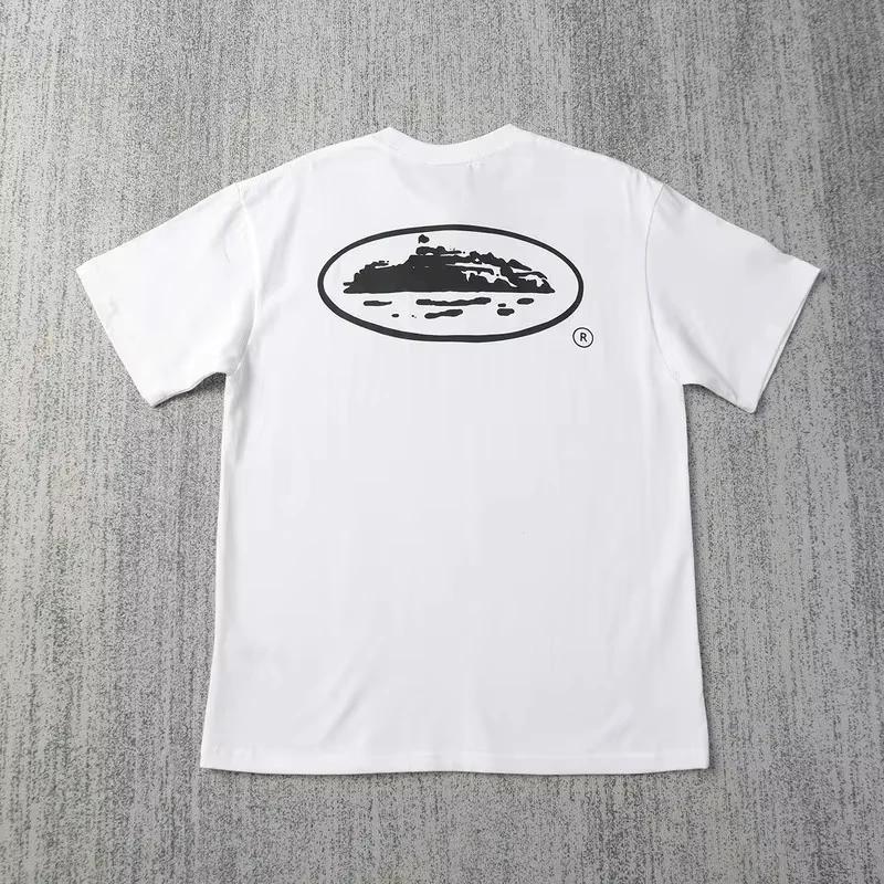 Nouveau T-shirt d'été 2026 à manches courtes imprimé bateau, col rond ample, respirant, demi-manches