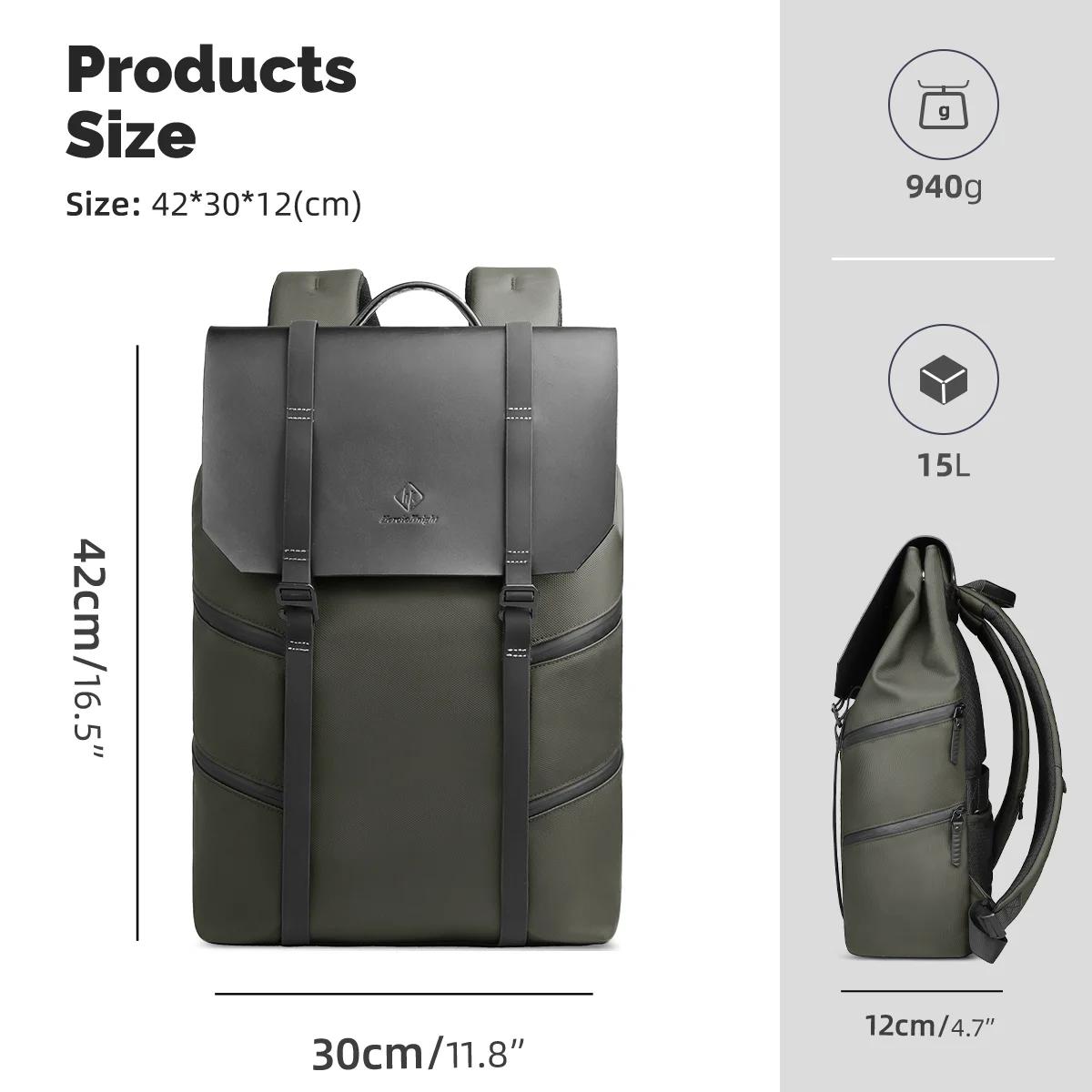 Heroic Knight 15.6 "sac à dos décontracté pour ordinateur portable hommes étanche grande capacité sa