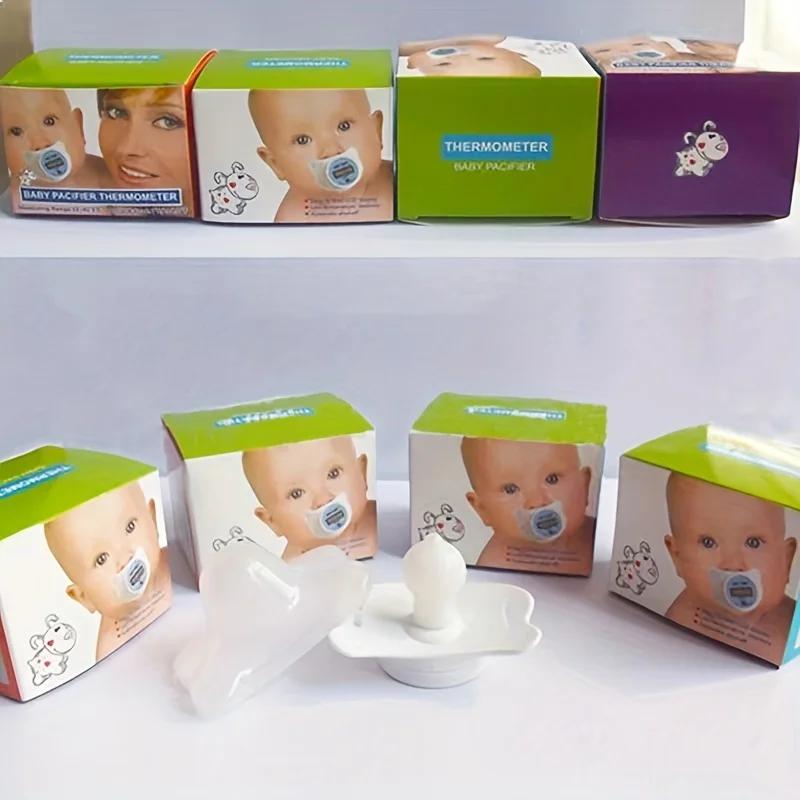 Thermomètre électronique pour sucette pour bébé, thermomètre intelligent numérique pour nourrissons,