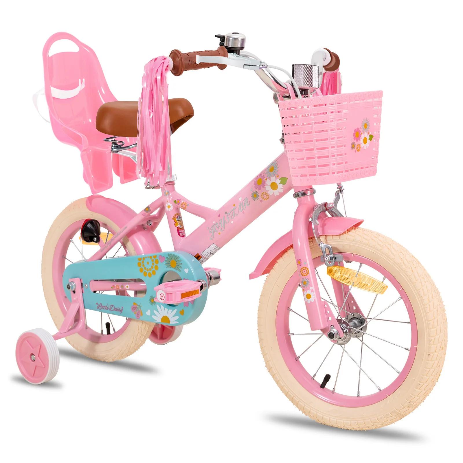 Vélo enfant 2 à 7 ans Joystar Little Daisy - Trotteur bébé avec siège poupée et banderoles