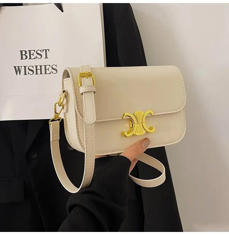 Sac messager classique vintage pour femmes 2026, en cuir suédé souple, idéal pour les occasions de b