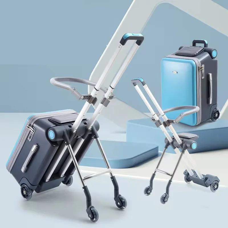 Valise de voyage pour poussette pour enfants, équitation et assise, coffre multifonction étanche et
