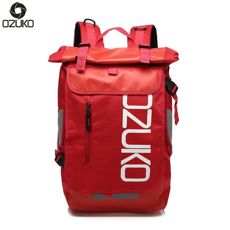 OZUKO cartable pour adolescent 15.6 pouces ordinateur portable sac à dos d'eau 49*28*14 hommes étudi