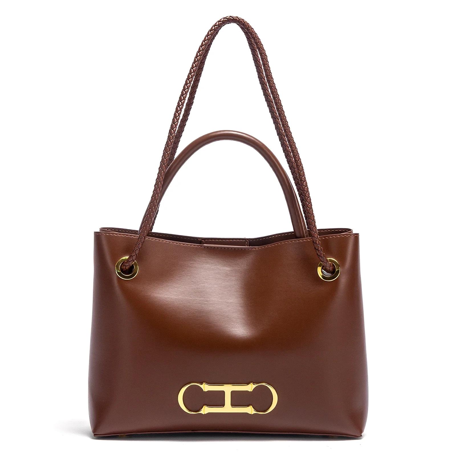 C-H femmes sac à main nouveau sac fourre-tout minimaliste noir double usage sacs de femme de transpo