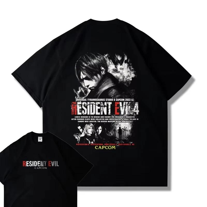CAPCOM-T-Shirt à Manches Courtes pour Homme et Femme, Vêtement Imprimé Saint Valentin, Harajuku, Y2k