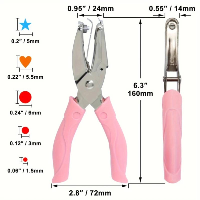 Perforateur à trou unique mignon pour Scrapbooking, papier pour vêtements, étoile, cœur, cercle, bri