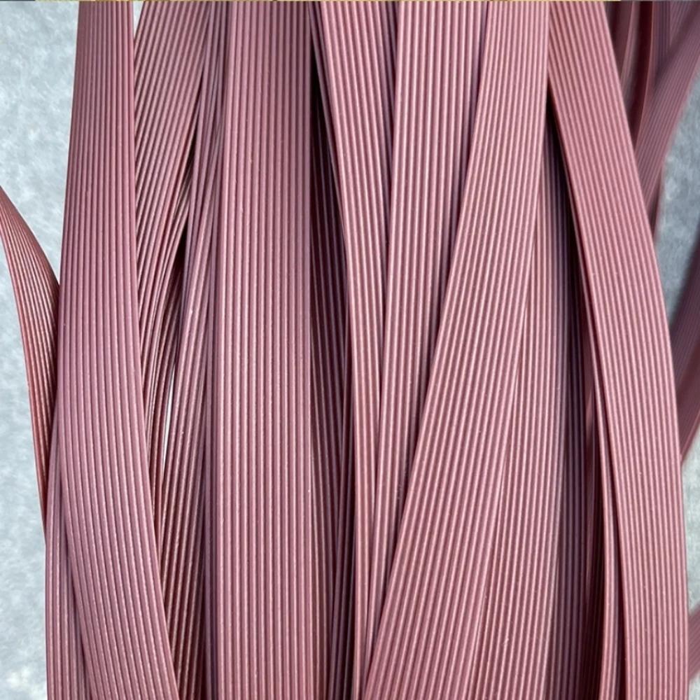 16mm de largeur 10M PE Imitation bambou plat rotin tissage à la main nid d'oiseau chaise mobilier d'