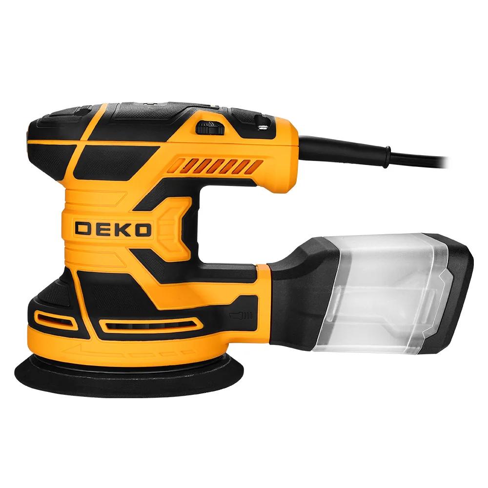 DEKO-Ponceuse orbitale aléatoire DKOS32XL125, 320W, vitesse 14000pm, maison, bricolage, charpentier,