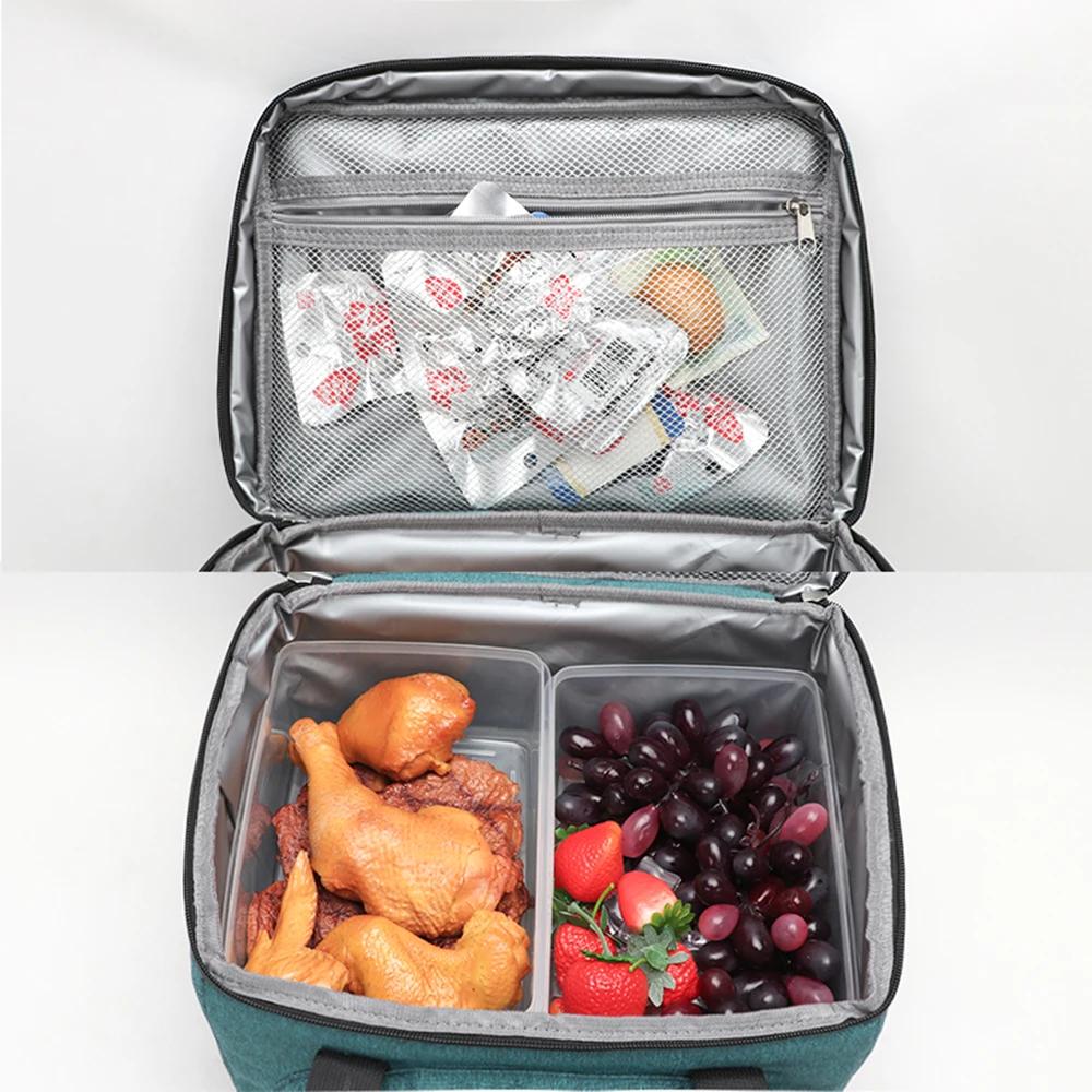 DENUONISS 16/28L sac isotherme à bandoulière pour aliments sac thermique pique-nique Camping sac iso