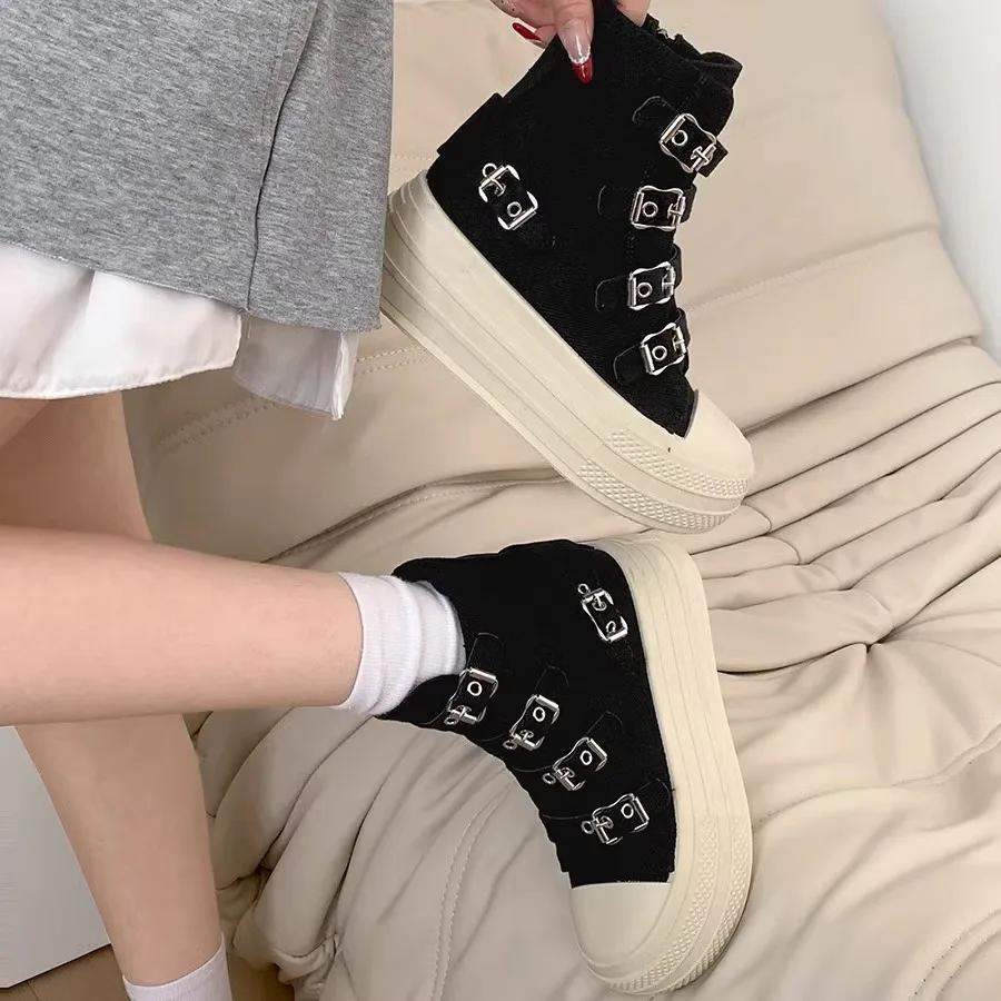 CHABELLA femmes haut toile chaussure conception boucle sangle Zip simplicité femme chaussures 2025 h