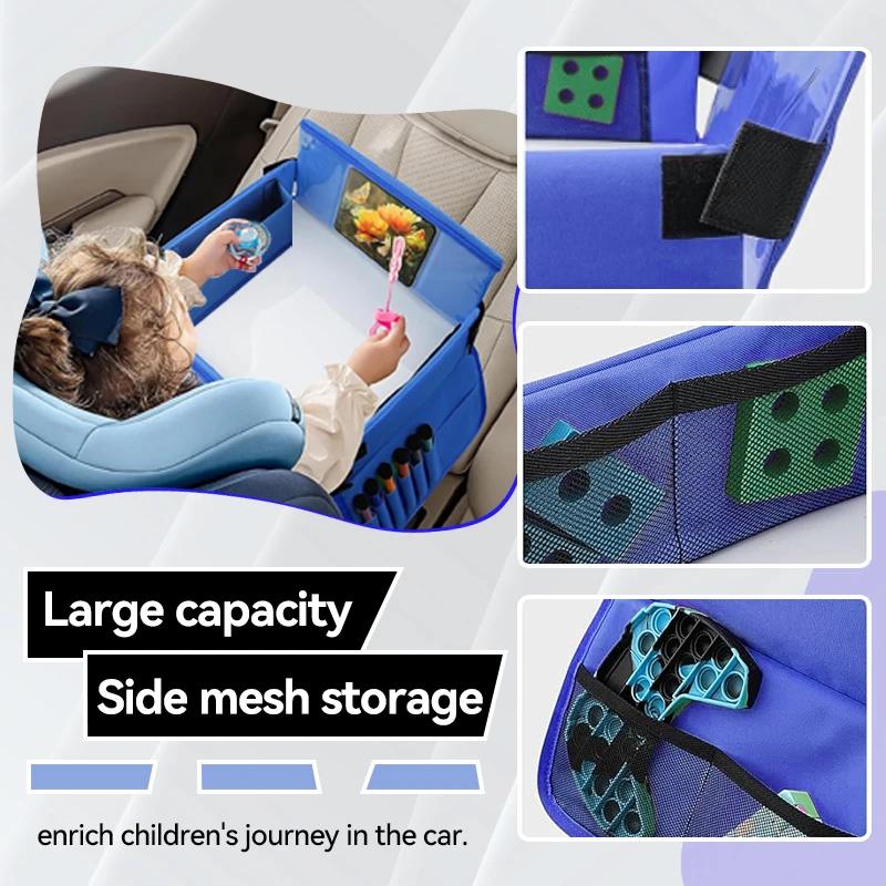 Plateau de siège de voyage pour enfants, pour voiture, Table de rangement de jouets pour enfants, pl