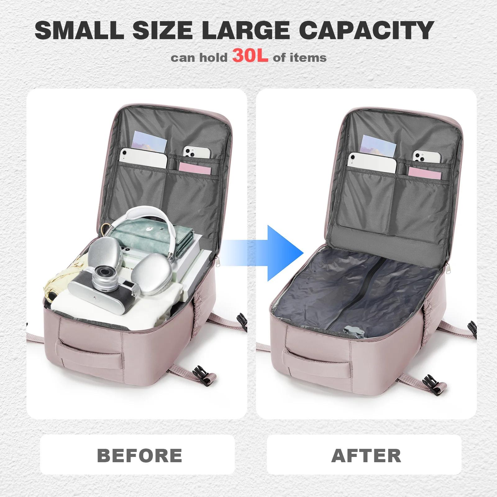 Sac à dos de voyage Ryanair 40x30x20, sac à dos sous vide, sac de cabine WizAir pour les déplacement