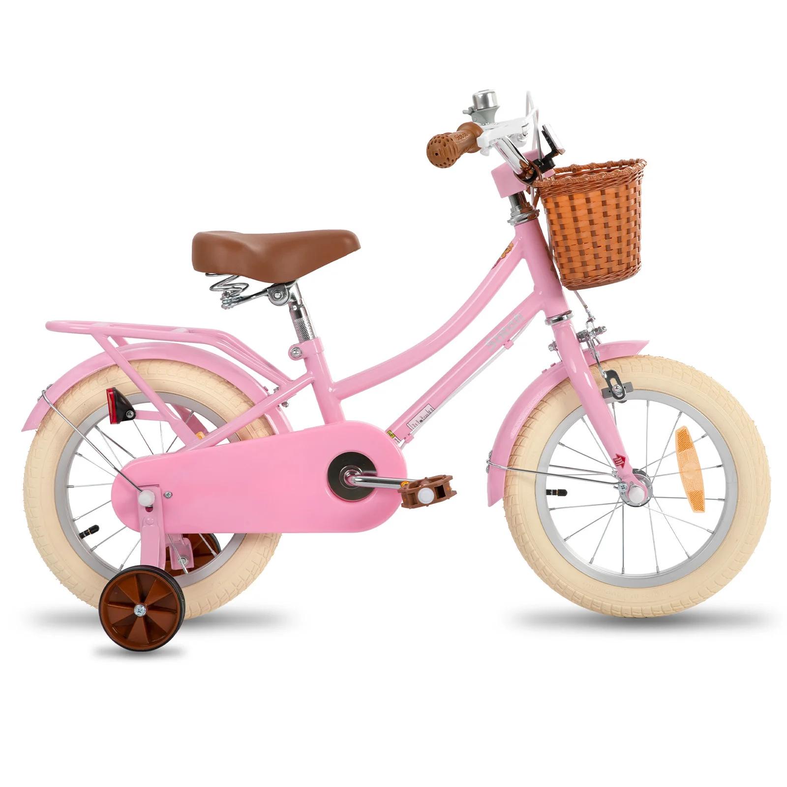 Vélo pour enfants STITCH Manchi 18 pouces avec panier - Roues stables filles/garçons 2 à 9 ans - Modèle 12 14 16