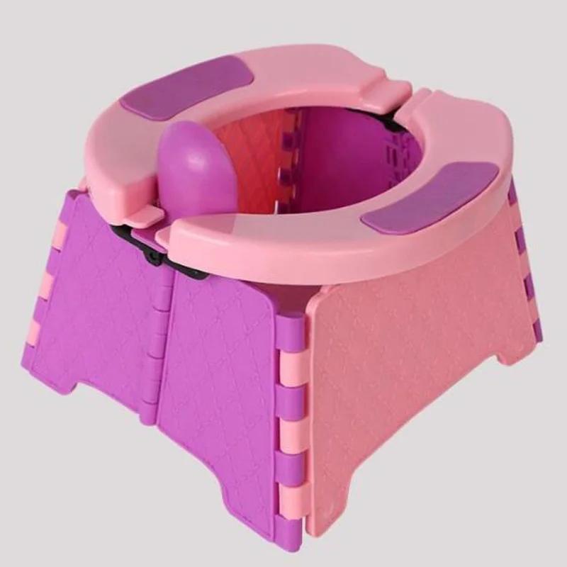 Nouveau Petite toilette de voiture portable pliable de voyage en plein air pour enfants