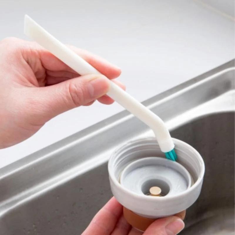 Brosse de nettoyage étroite à long manche, portable, pour biberon, outil de cuisine domestique, peti