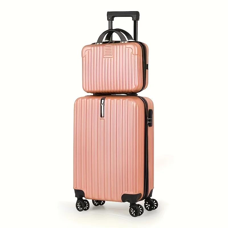 Ensemble de bagages 2 pièces comprenant un sac de voyage cabine, une valise de 20 pouces et un sac à