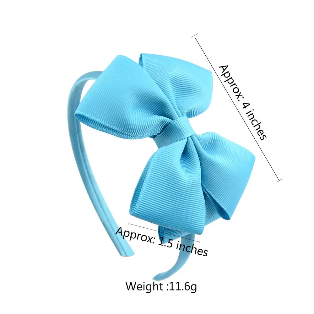 Nministériels ds de cheveux faits à la main pour bébés filles, bandeaux avec nœud papillon mignon, b