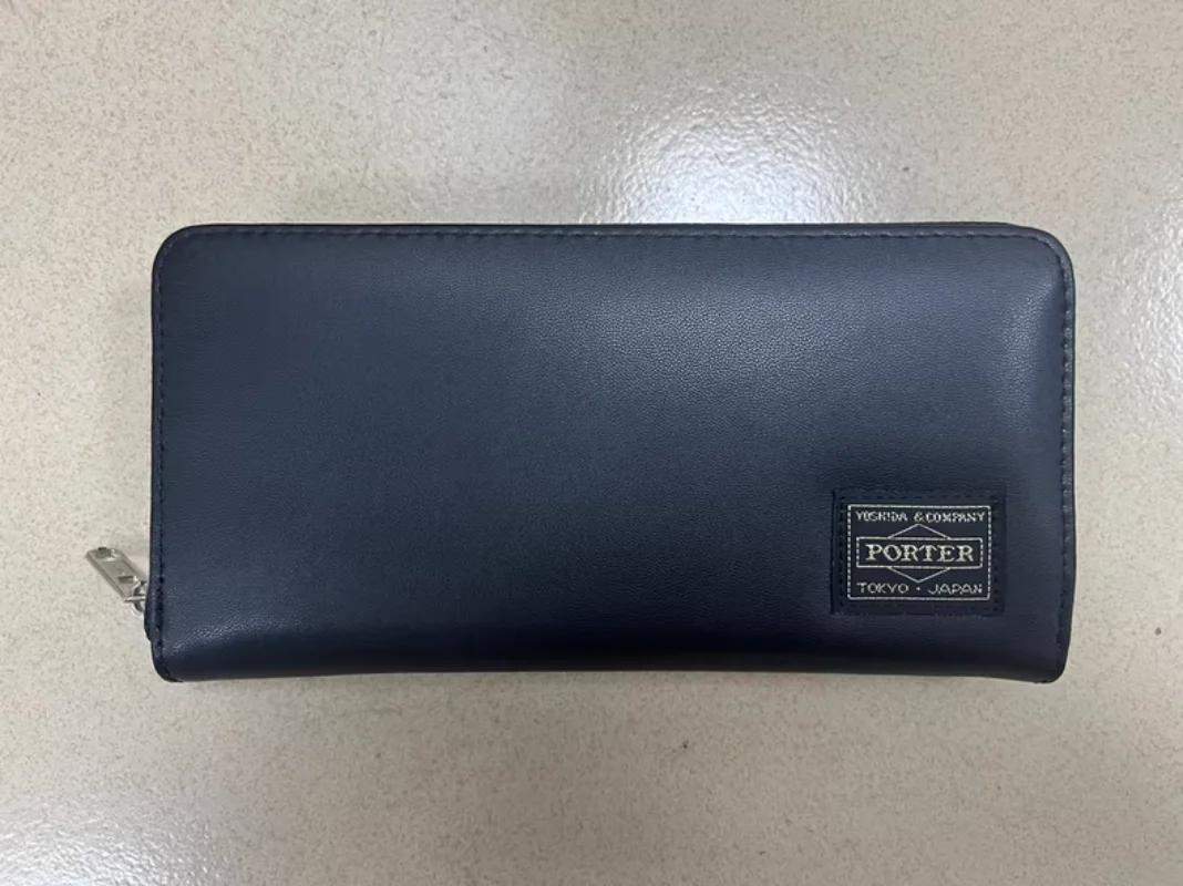Portefeuille long Porter 2026, cadeau, vente flash, nouveau portefeuille fin en cuir de vachette pou