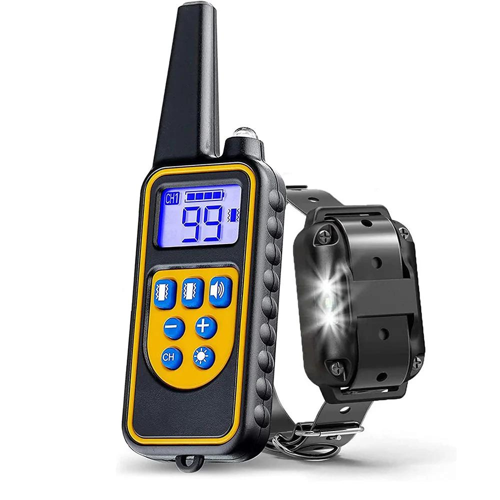 Collier d'entraînement électrique pour chien, collier d'entraînement aux chocs, télécommande électro