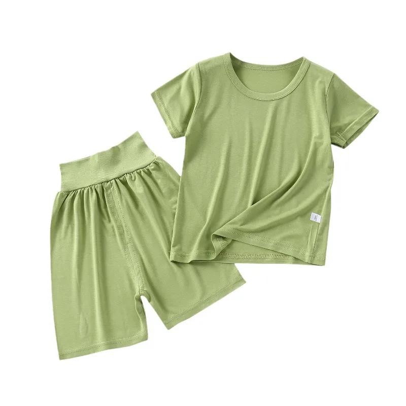 Printemps été bébé filles vêtements Pyjamas ensembles enfants garçon Modal Homewear Modal vêtements