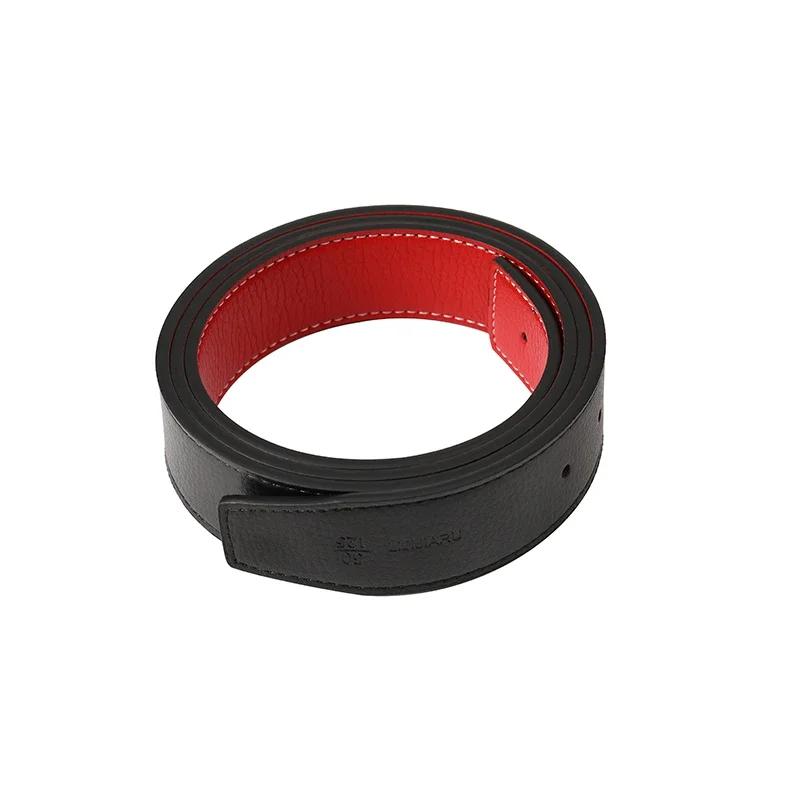 Ceintures de marque de luxe sans boucle pour hommes, haute qualité, boucle lisse, sangles masculines