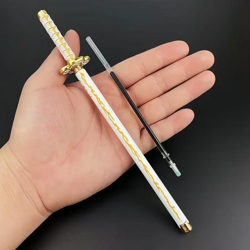 Stylo Gel modèle démon, recharge noire, accessoire de Cosplay, cadeau pour enfant étudiant, épée Sla