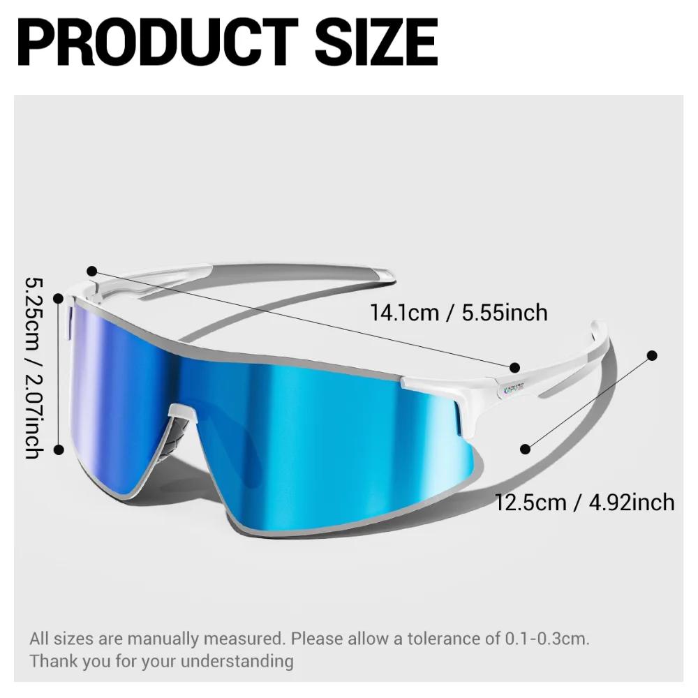 Kapvoe – lunettes de soleil de sport pour hommes, nouvelles lunettes photochromiques pour cyclisme,