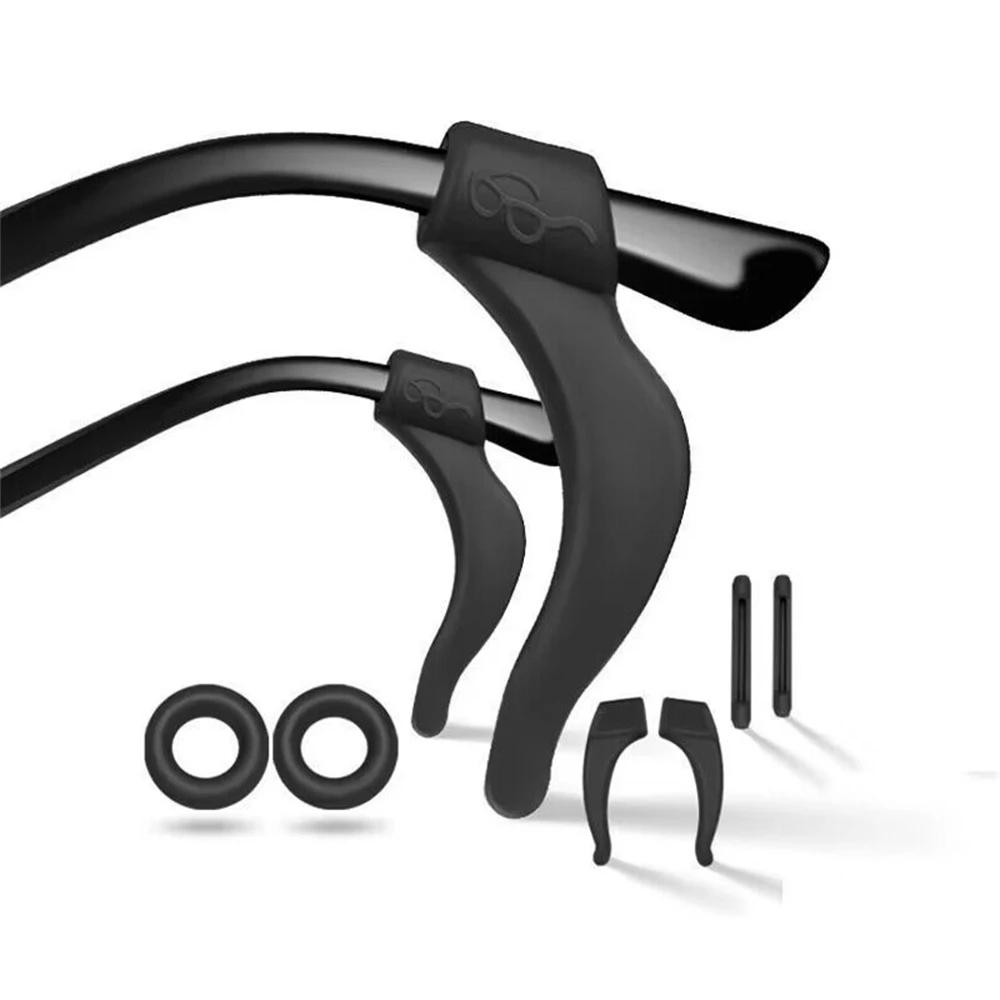 5 paires/pack Silicone lunettes antidérapant oreille crochet anti-dérapant élastique confort lunette